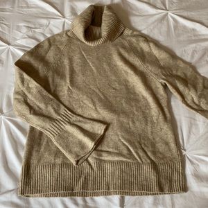 Loft Beige Turtleneck Sweater